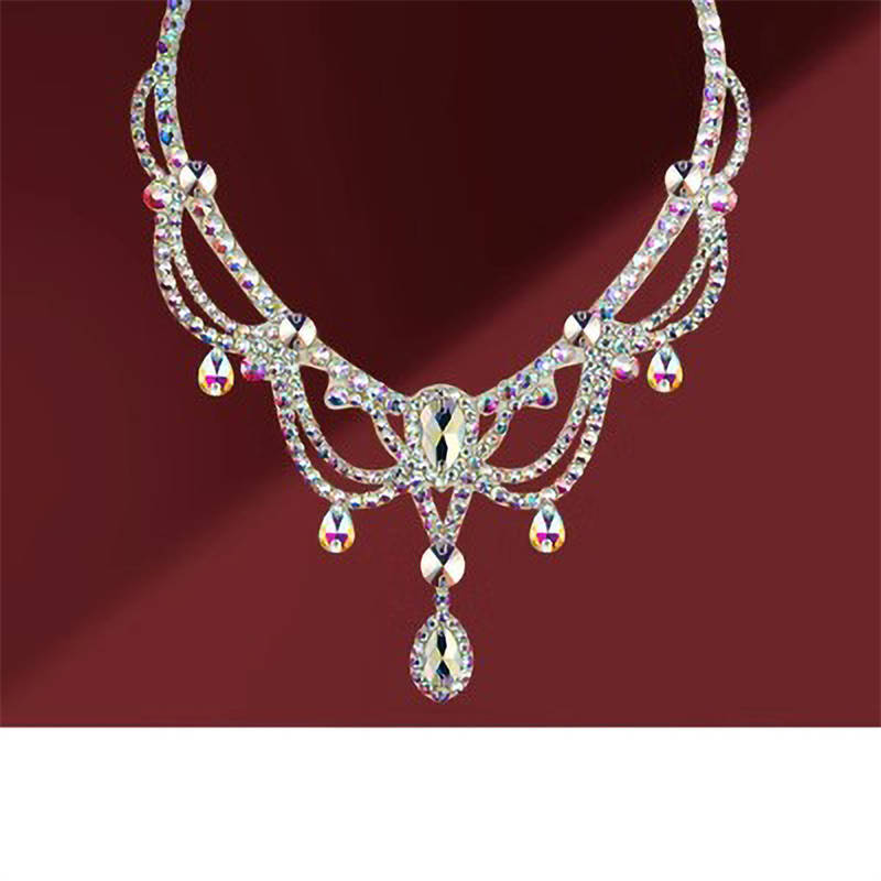 楽天市場】社交ダンス ネックレス イヤリング ダンス衣装アクセサリー