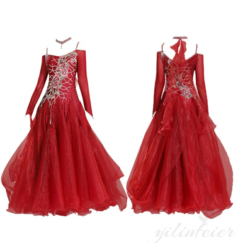 楽天市場】社交ダンス 練習着 ドレス モダンダンス衣装 スタンダード