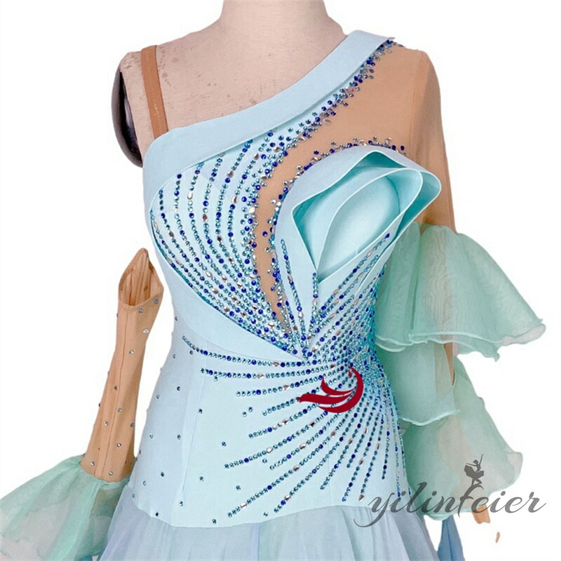 楽天市場】【受注生産】豪華社交ダンスドレス ダンス衣装 ズーク 発表