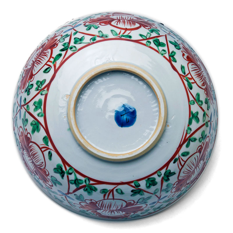 楽天市場】九谷焼：呉須赤絵牡丹文大鉢・正木春蔵《大鉢・23.0cm