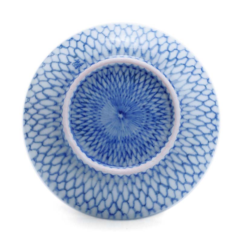 楽天市場】染付：染付みじん網目小皿・2.7寸・阪東晃司《豆皿・醤油皿