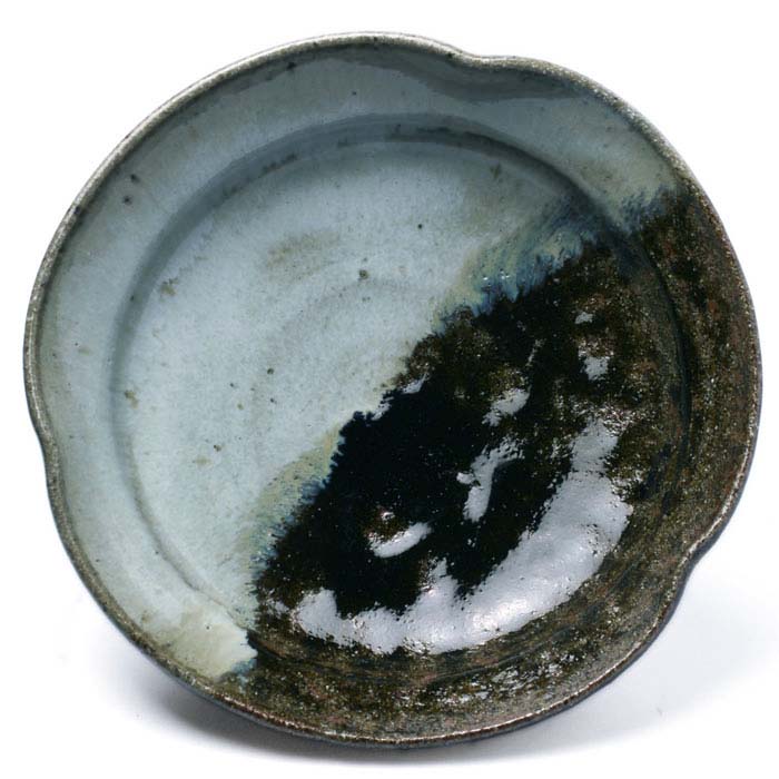 楽天市場】唐津焼：朝鮮唐津掛け分け皿・中村恵子《中皿・17.0cm