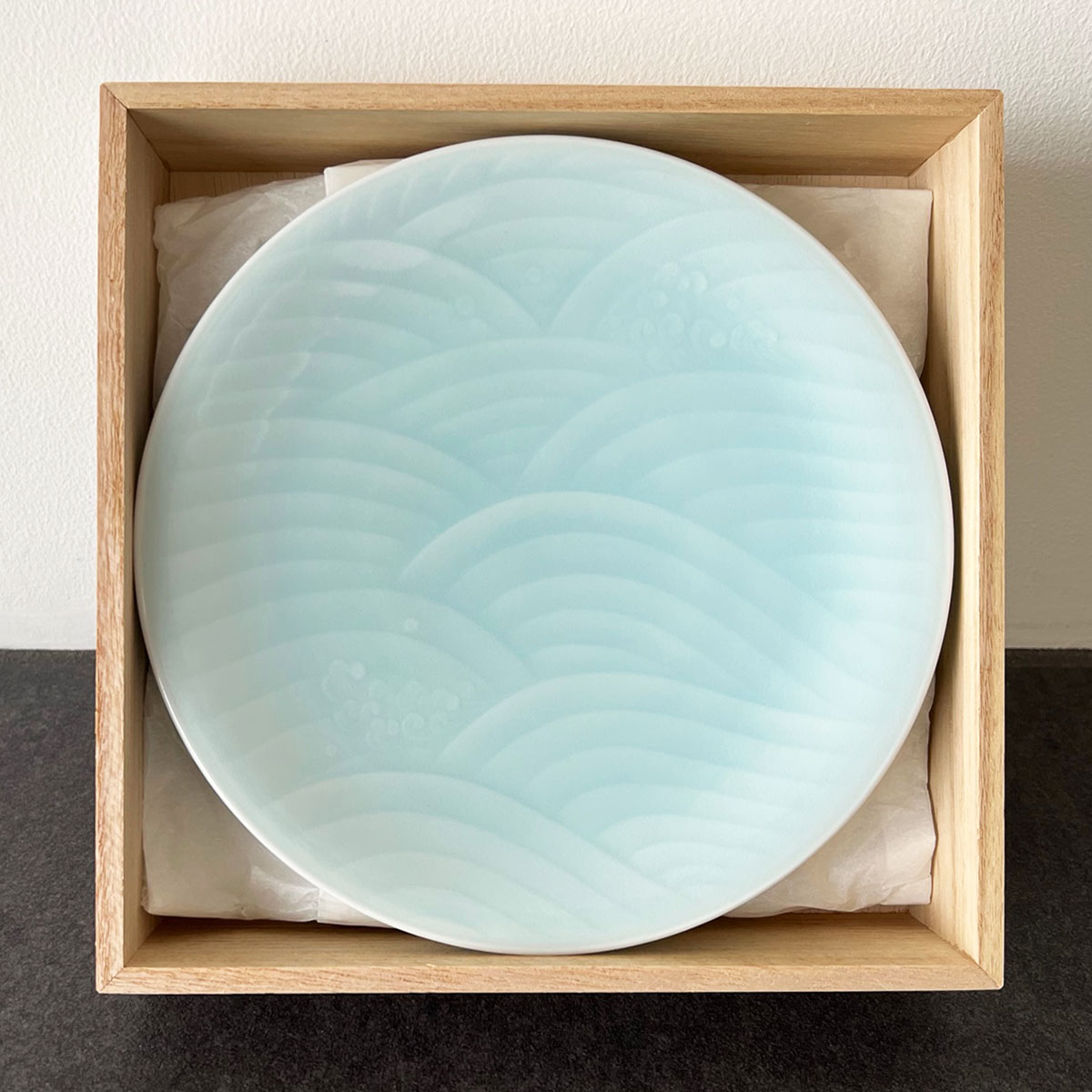 楽天市場】【スーパーSALE P10倍！クーポンも♪】快山窯 青白磁 青海波