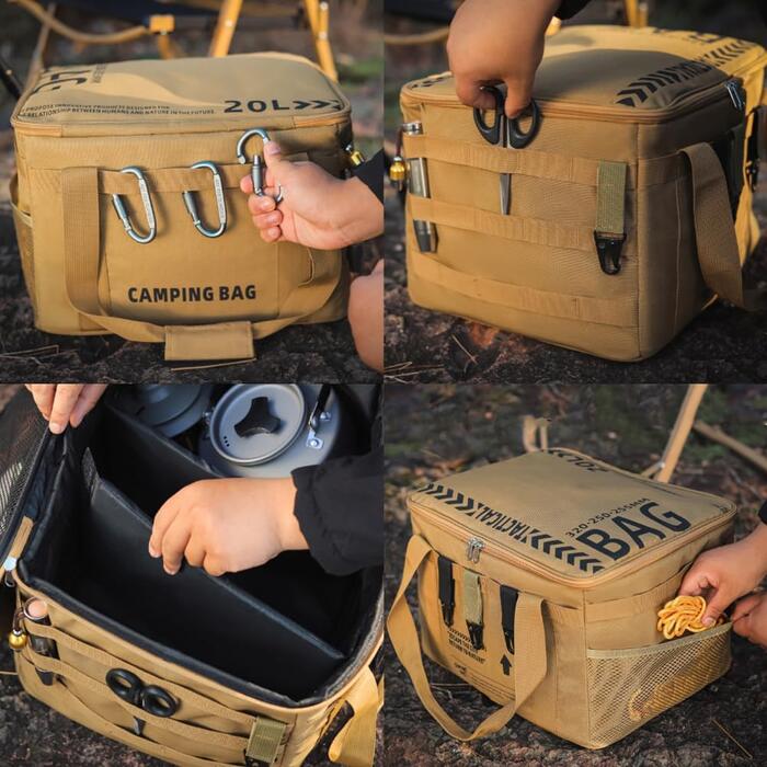 楽天市場】＼任意2個で300円OFF／キャンプ ギアケース 20L 大容量