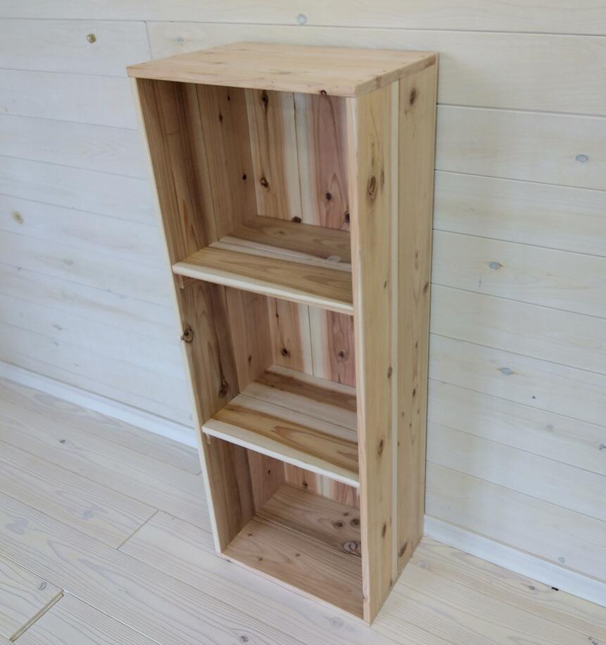 和風焼杉飾り棚（ハンドメイド） 天然杉の無垢ラック | mitsuya工房 （株式会社 MITSUYA）