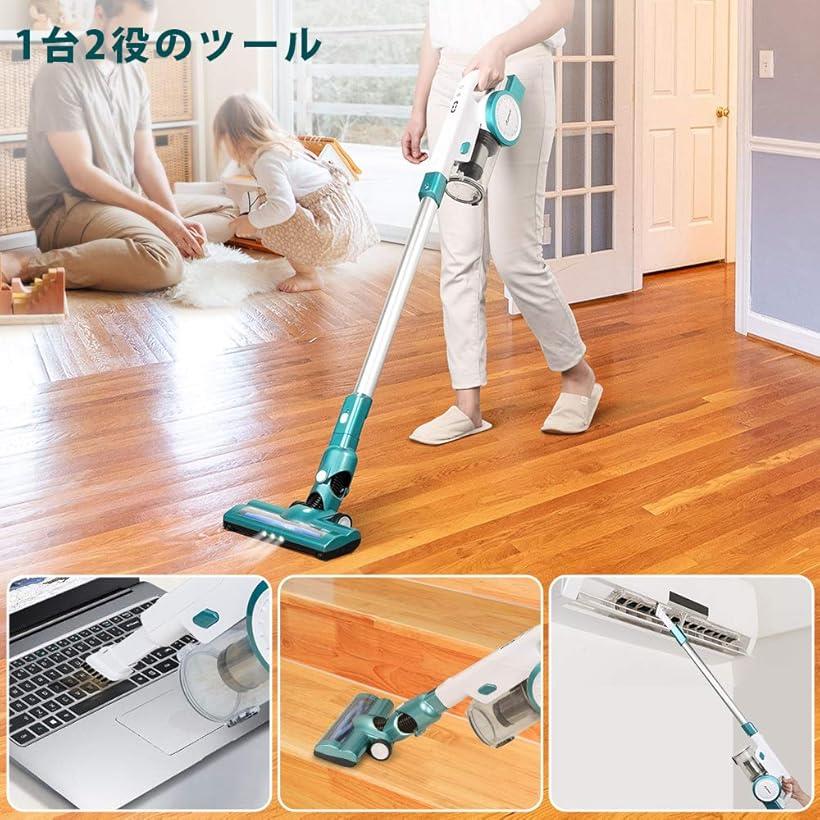 楽天市場】掃除機 コードレス サイクロン23000Pa 45分間連続稼働 低