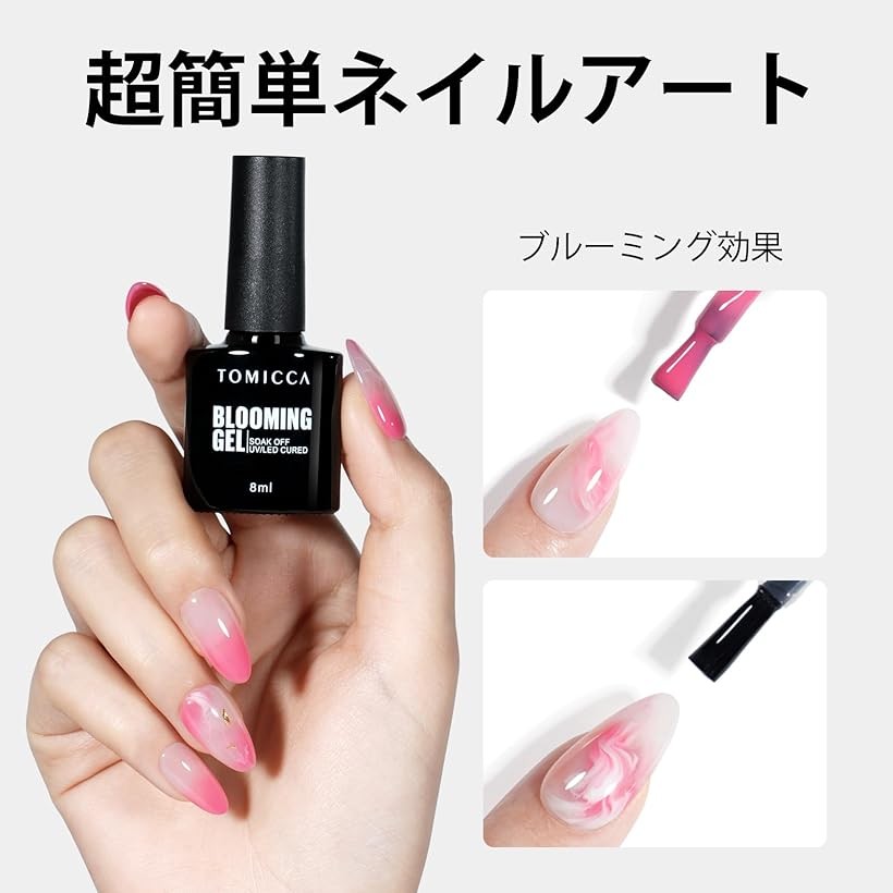 楽天市場】互換品 ジェルネイル ブルーミング 8ML クリアルジェル