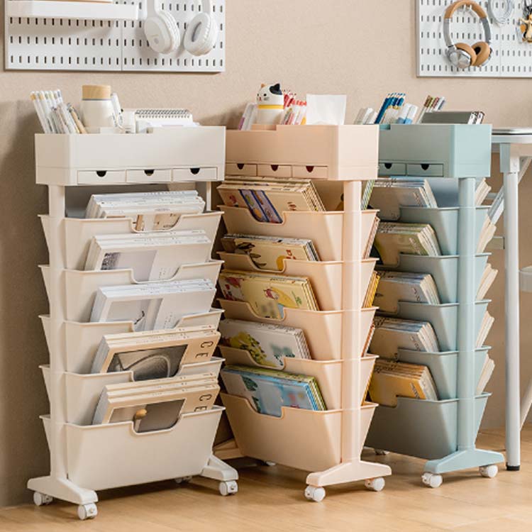 楽天市場】収納ワゴン ワゴン 書類収納 引き出し付き マガジンラック