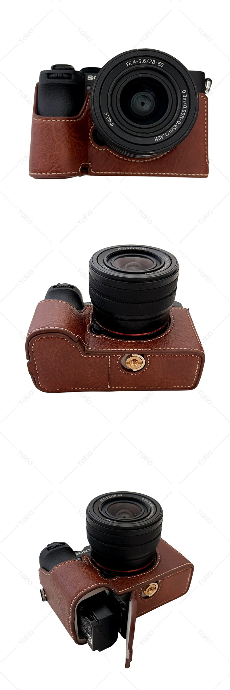 楽天市場】一眼レフ カメラケース Sony A7C2 A7CR 用 レザー ケース