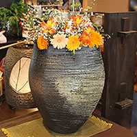 楽天市場】【38時間限定20%OFFクーポン配布中】信楽焼 古陶変形花瓶