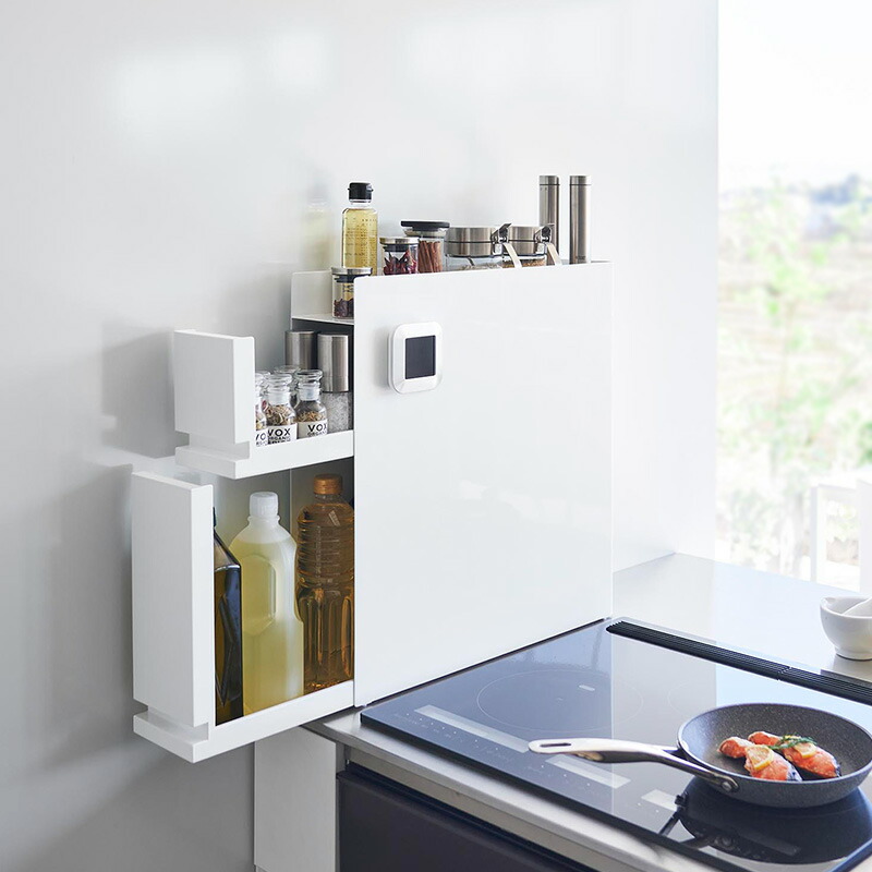 楽天市場】楽天SS開催中 【 山崎実業 隠せる調味料ラック タワー 2段