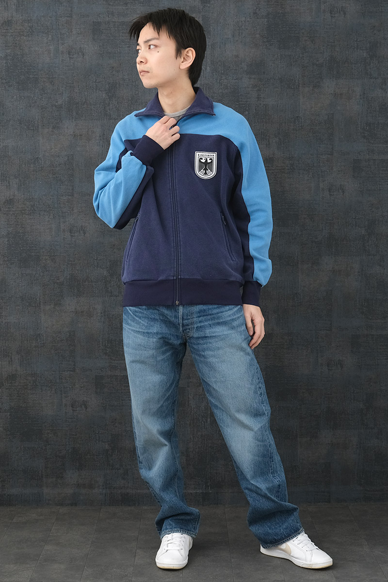 楽天市場】ドイツ軍 トレーニングジャージ ブルー adidas製 USED BW