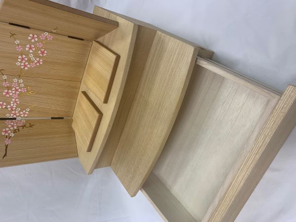 楽天市場】40G3-6 34x2 桜 飾り台・屏風セット H23-18A親王飾り 雛祭り