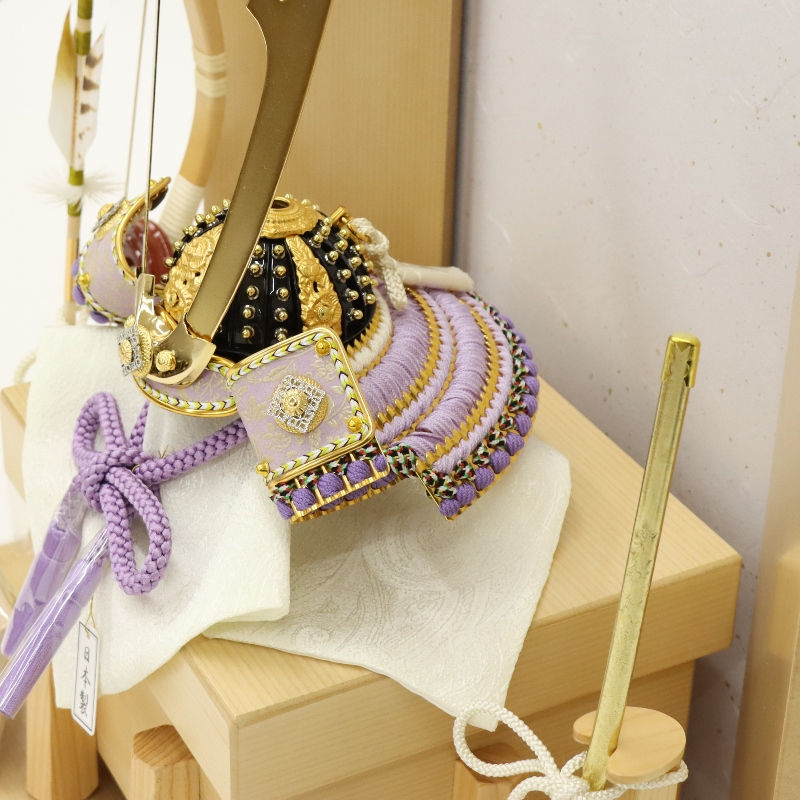 楽天市場】五月人形 兜飾り平飾 翠鳳作 8号 至福之兜 Shifuku（至福の