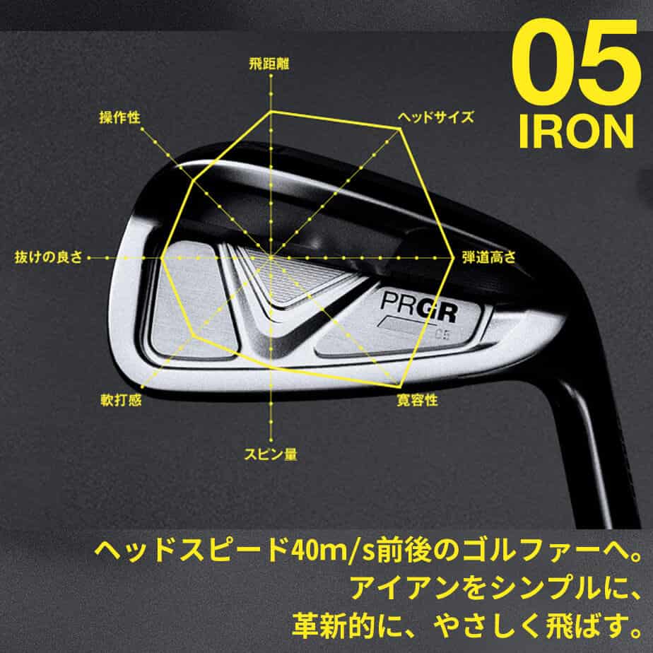 楽天市場】PRGR [ プロギア ] 2023 05 アイアン 5本セット( #7 #8 #9