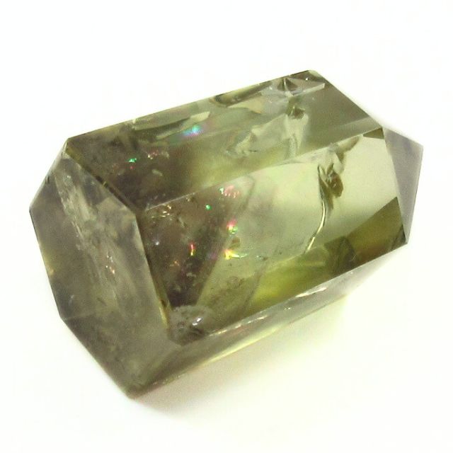 楽天市場】シトリン 黄水晶 ポイント 置物 六角柱 レインボー水晶 虹