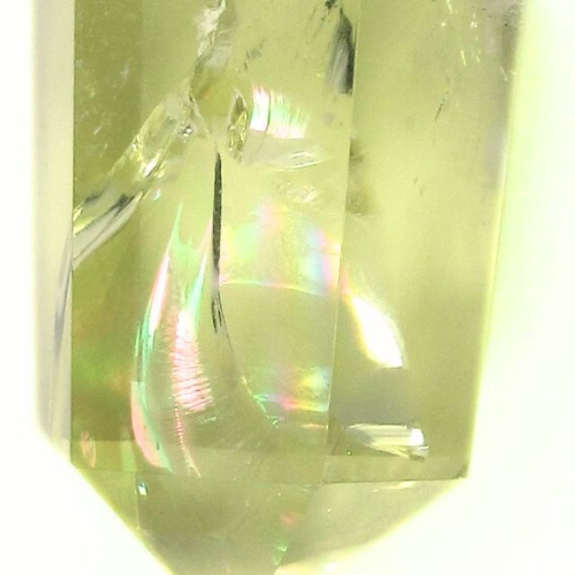 楽天市場】シトリン 黄水晶 ポイント 置物 六角柱 レインボー水晶 虹