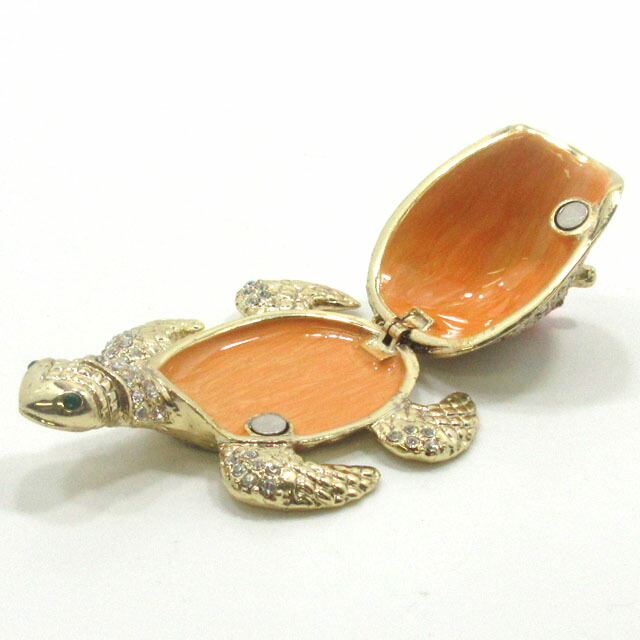 楽天市場】亀 カメ 置物 かめ ラインストーン装飾の亀 カメの置物