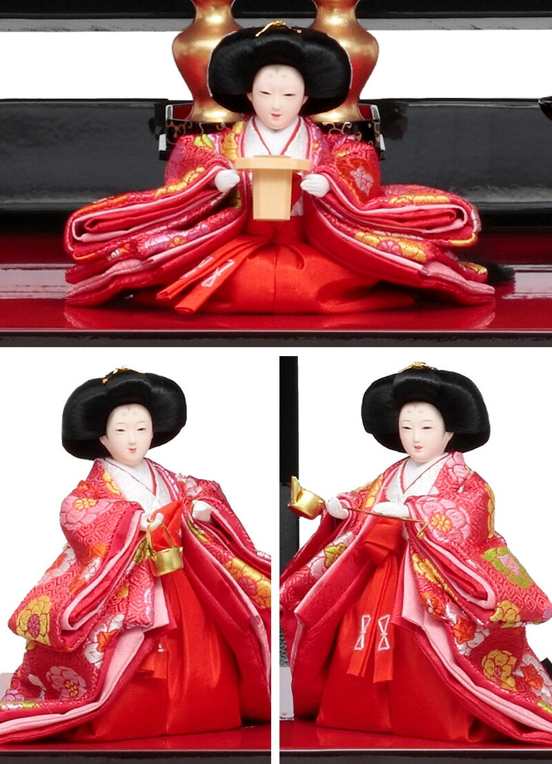 楽天市場】【クーポン利用で10%OFF】雛人形 久月 ひな人形 四段飾り 棚