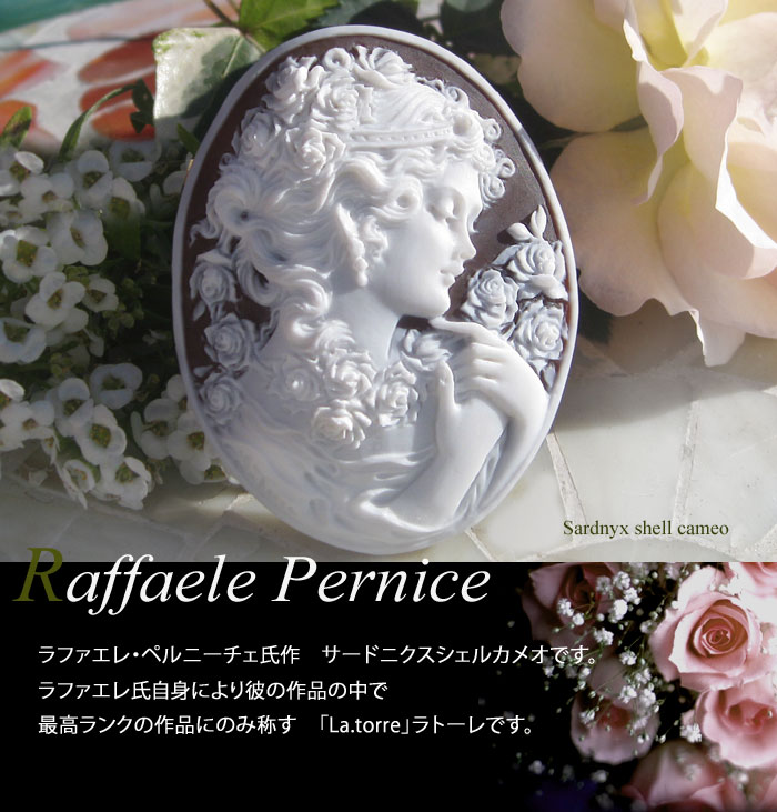 楽天市場】最高ランク作品 Raffaele Pernice作 サードニクス シェル