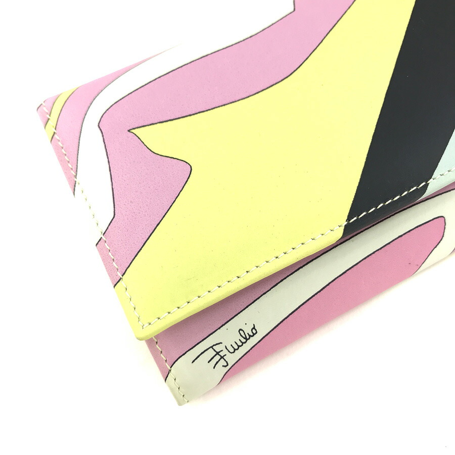 楽天市場】エミリオプッチ 長財布 EMILIO PUCCI 二つ折り プッチ柄