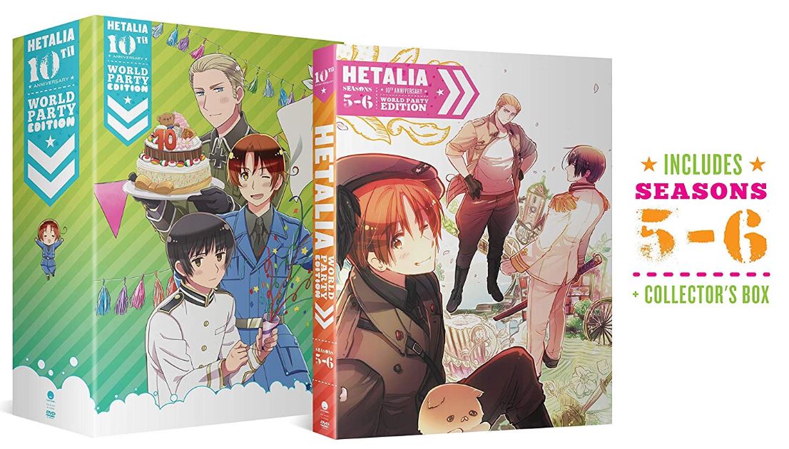 楽天市場】ヘタリア 10周年記念コレクション2 第5/6期 全40話+OVA4話