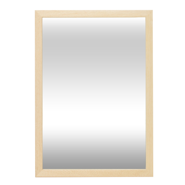 楽天市場】壁掛け 鏡 スタンドミラー 木枠 S530 ナチュラル 幅60.6