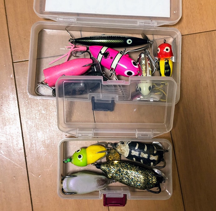 あなたのタックルボックス見せてください：雷魚フロッグゲーム編