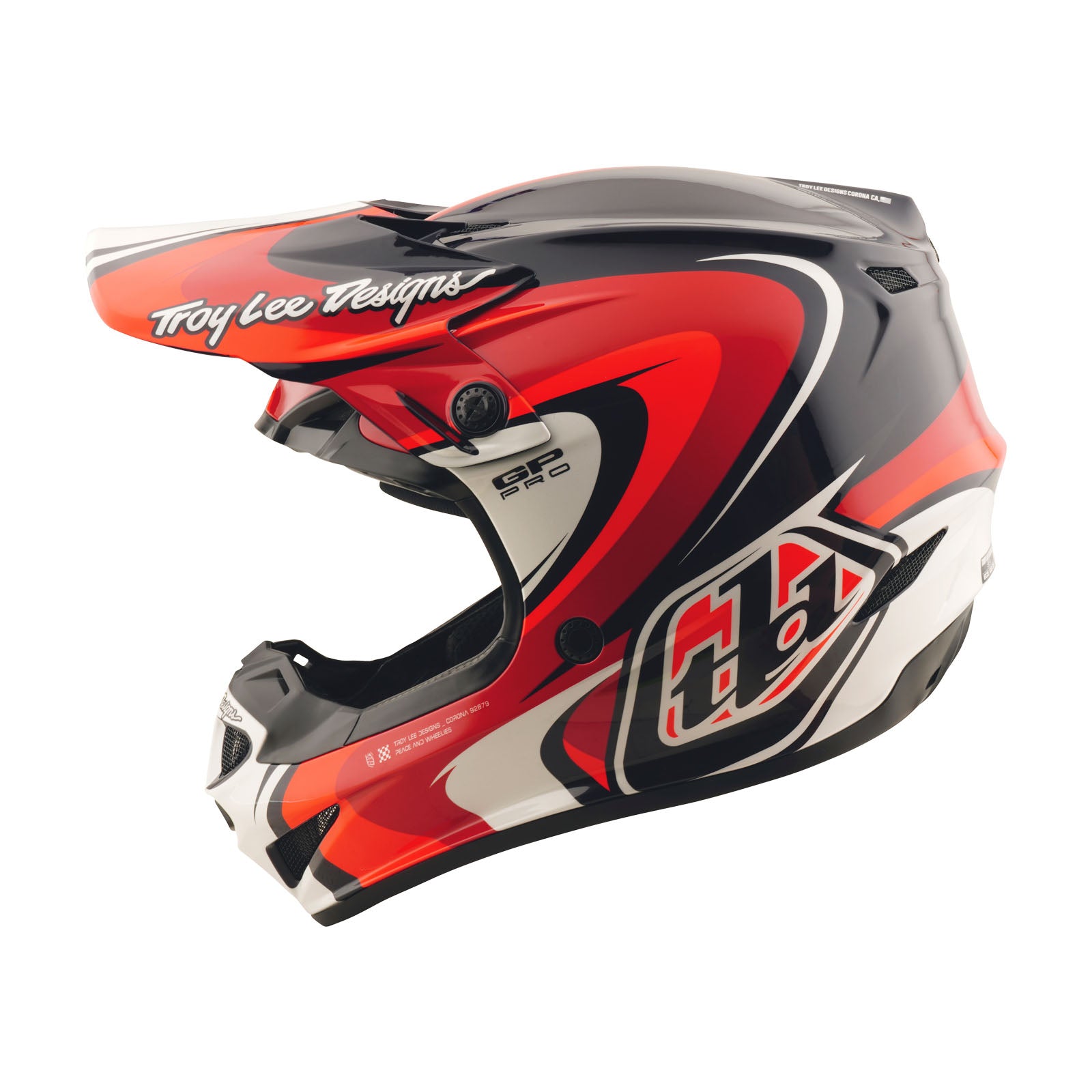 GP Pro Helmet Crossover Navy / Red – Troy Lee Designs