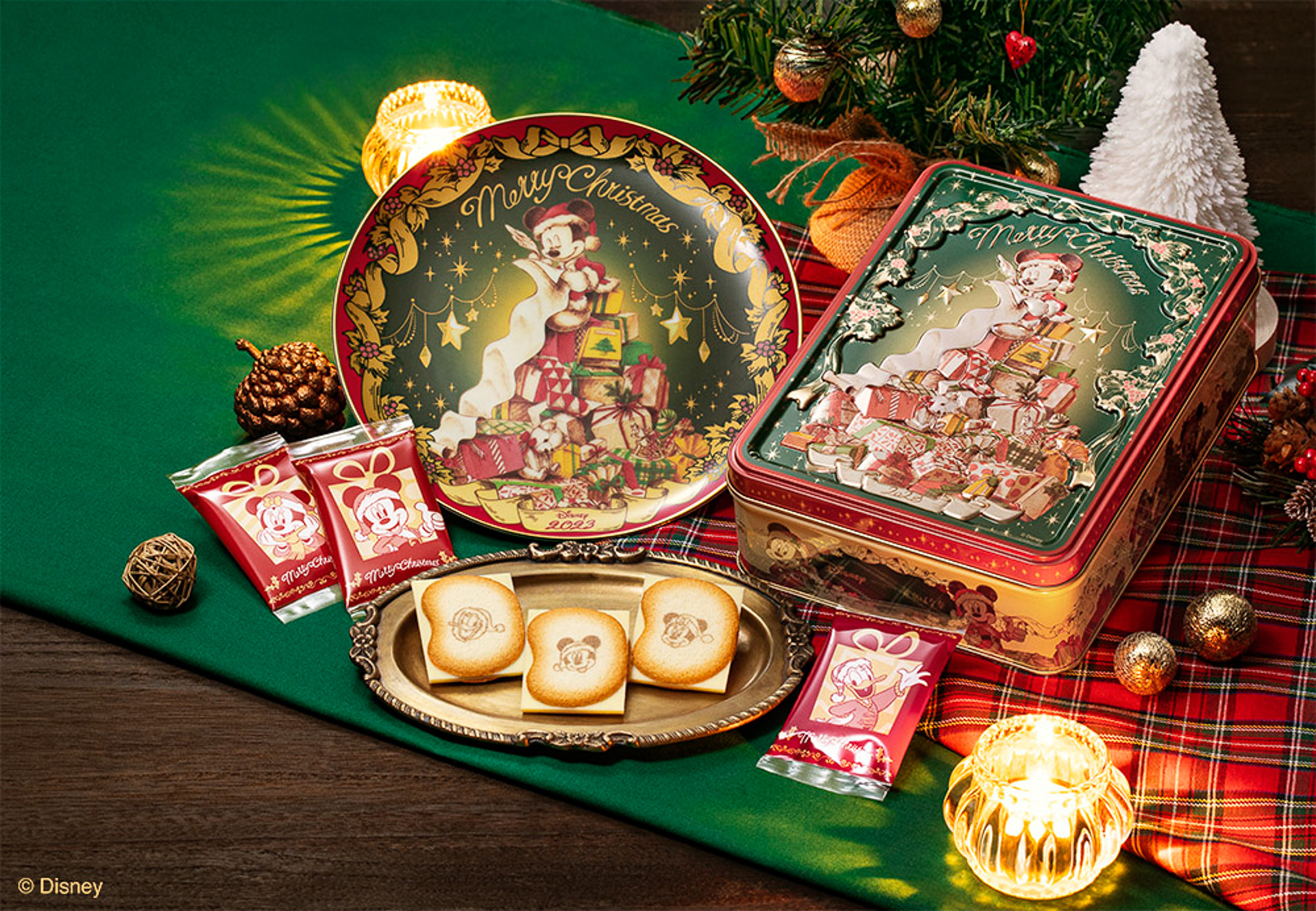 ディズニー柄のイヤープレート付きスイーツが東京ばな奈から登場