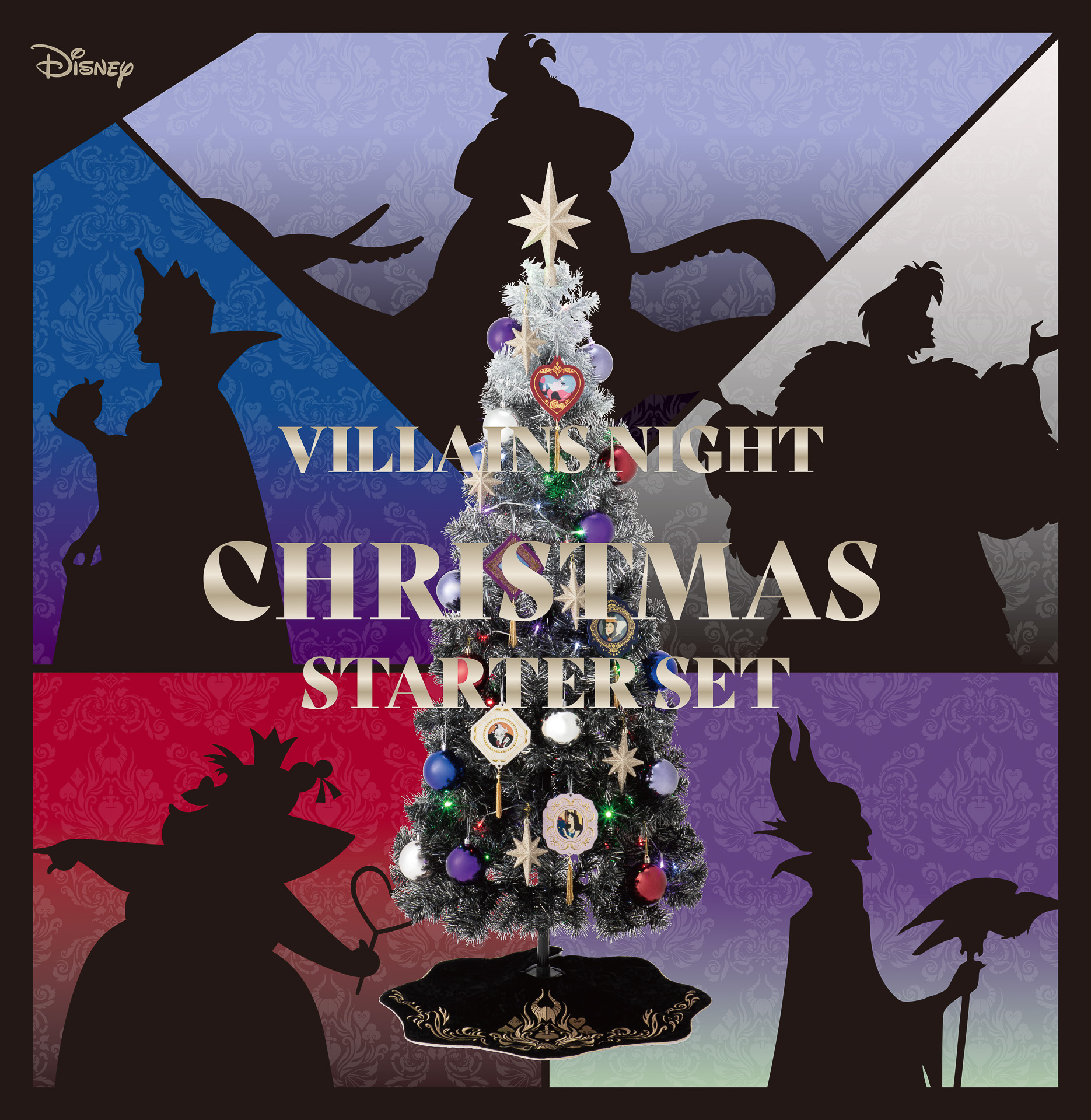 ディズニーヴィランズはクリスマスにもやってくる！ Francfrancの