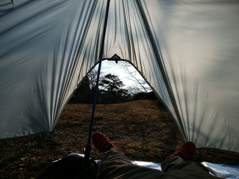 FREELIGHT Swing Tarp 試し張り | 旅とバイク