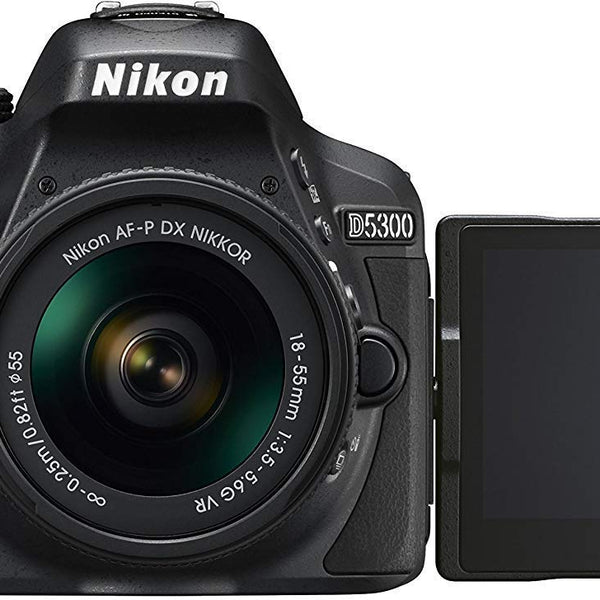 Nikon D5300 AF-P 18-55mm f/3.5-5.6G VR lens - 24 MP, SLR Camera