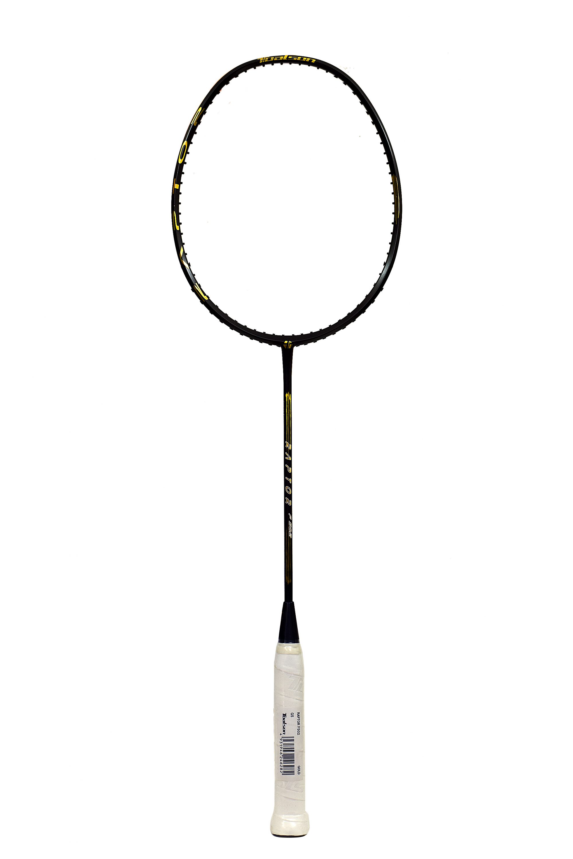 VỢT CẦU LÔNG TOALSON RAPTOR F502 ĐEN/VÀNG (GOLD) – Trang Sports