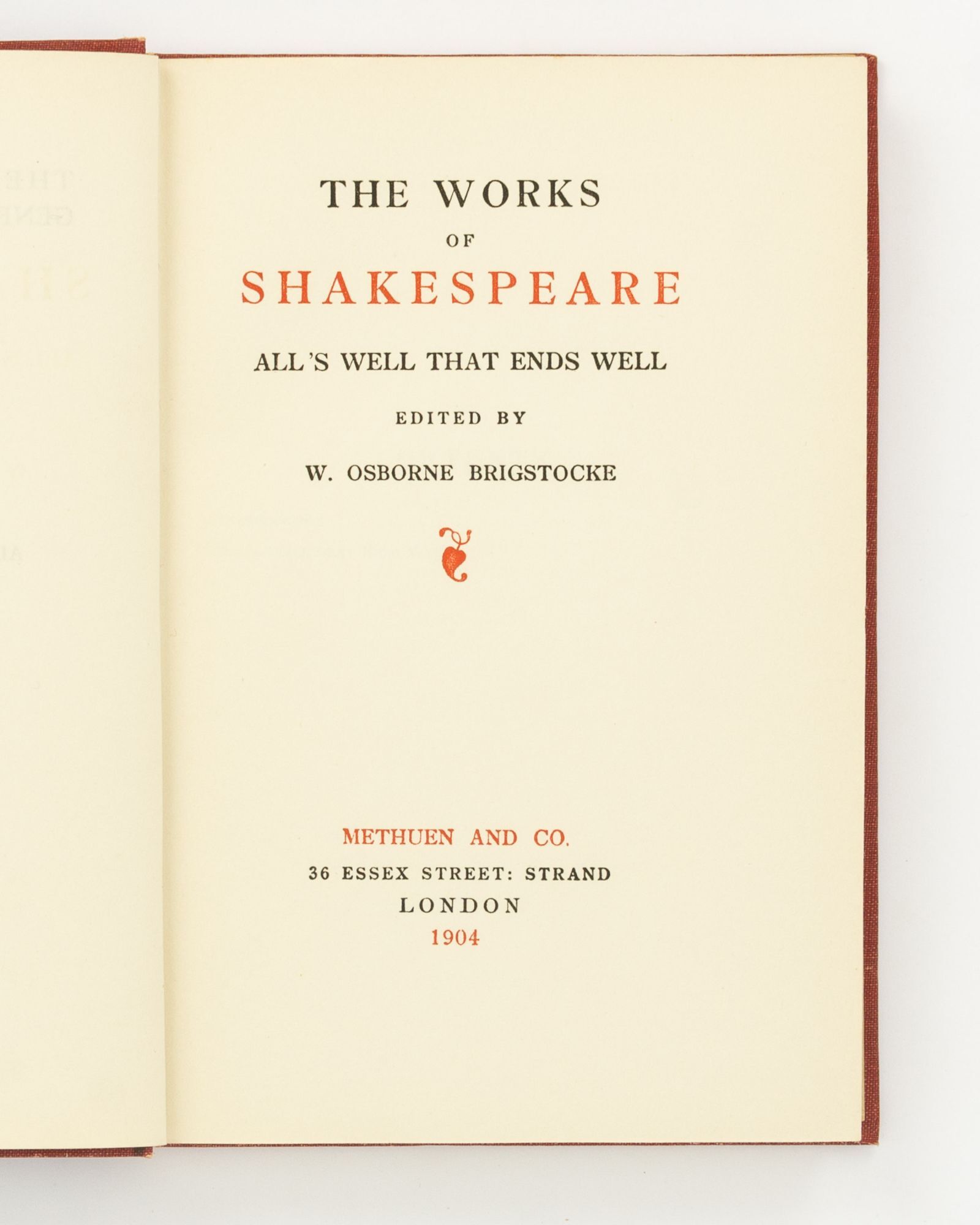 The Arden Shakespeare. First Series, complete in 39 volumes