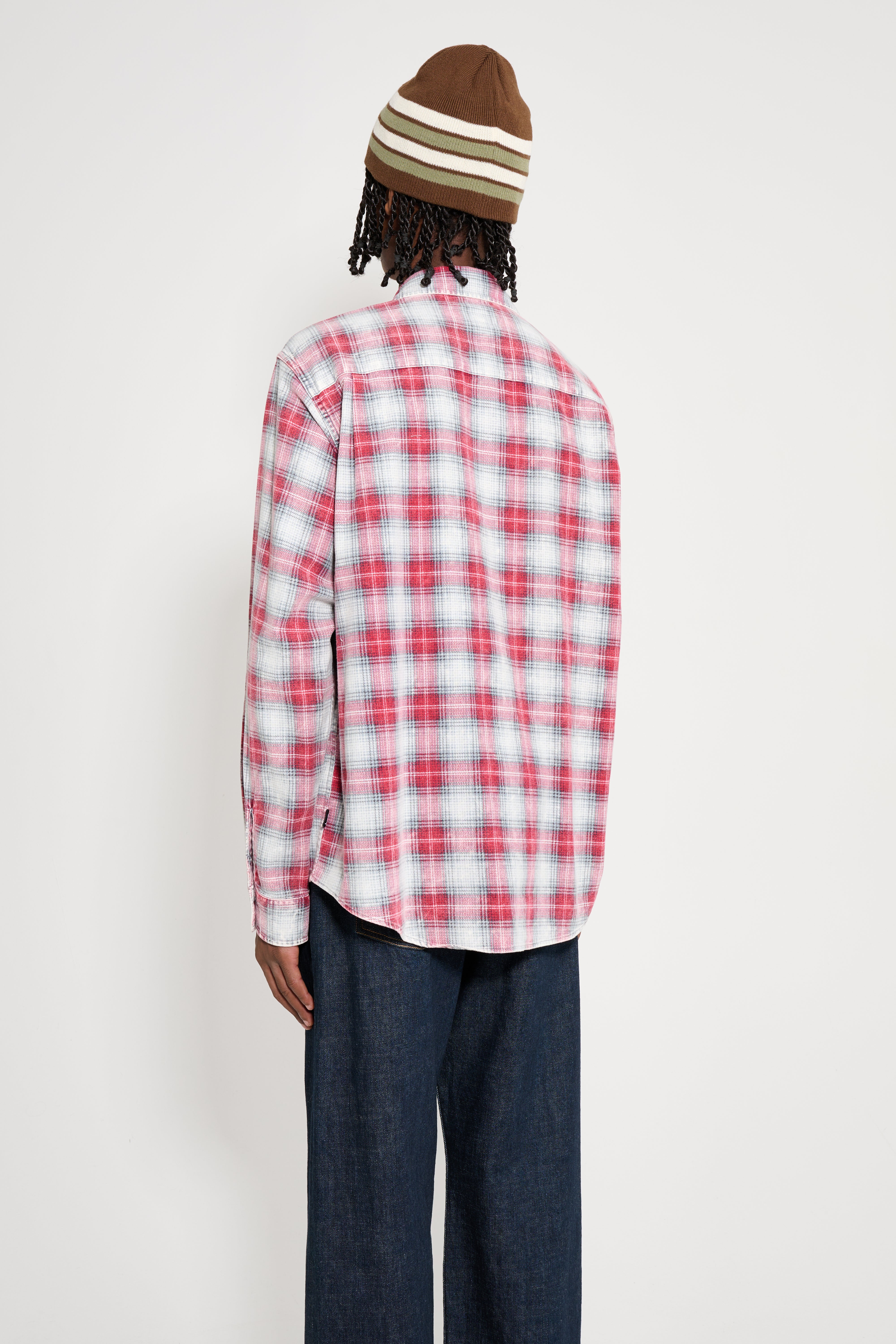 Stüssy Dax Plaid Shirt Red – Très Bien