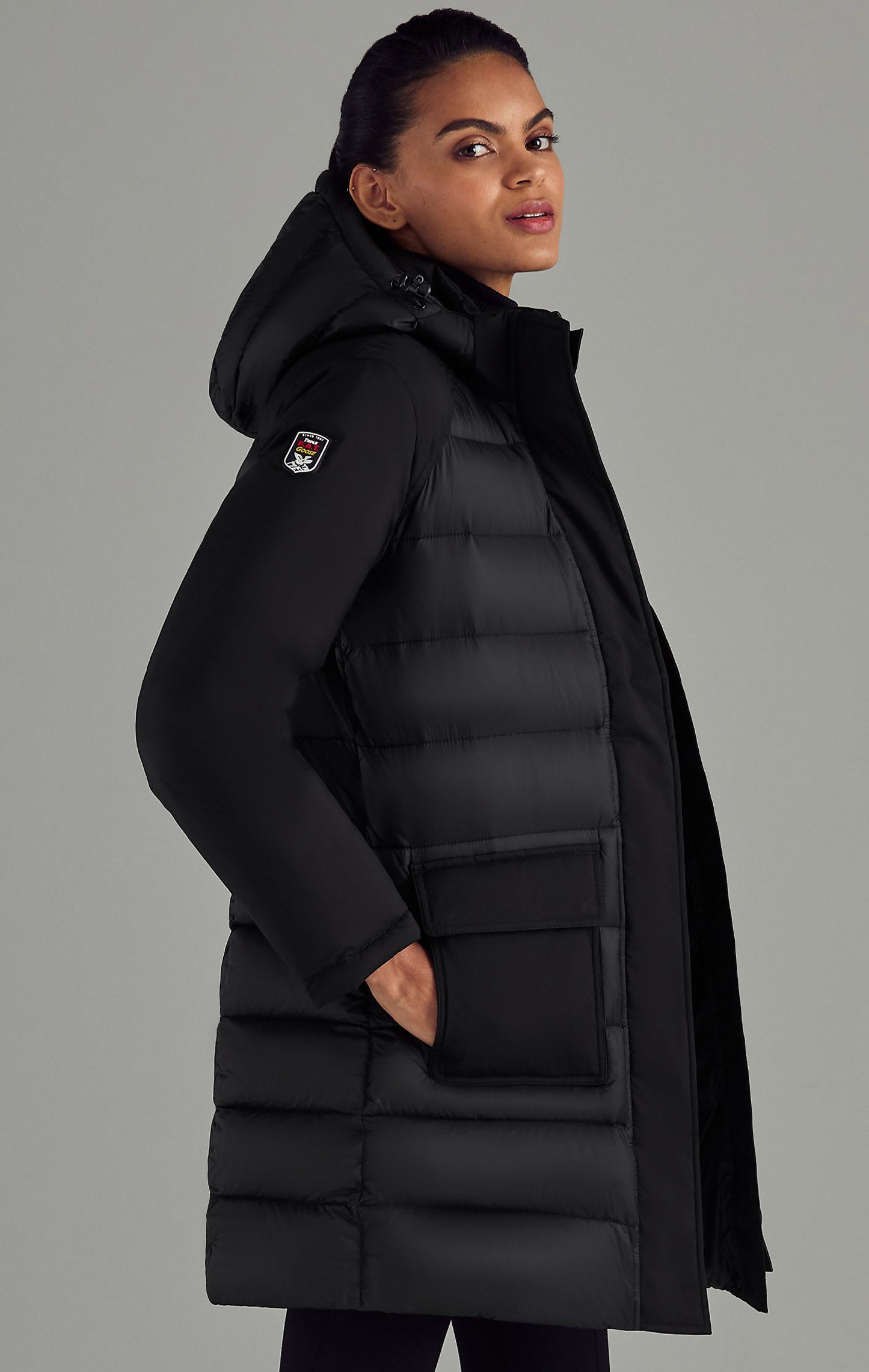 Askya Women's Two-Tone Puffer Down Parka – Triple F.A.T. Goose