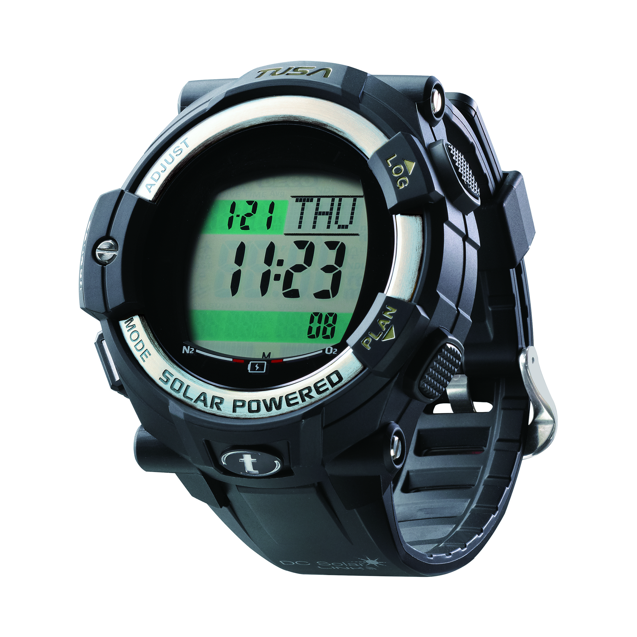 DC Solar IQ1204 ソーラー充電式ダイブコンピューター | ダイブ