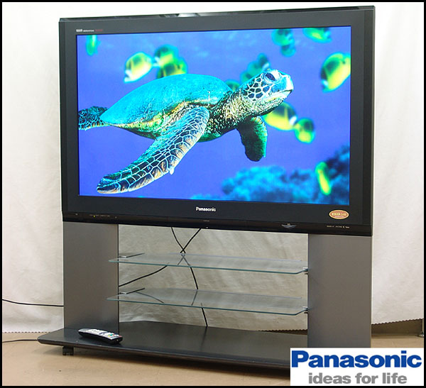 Panasonic VIERA【TH-50PZ700SK】50V型プラズマTV テレビ台付: テレビ
