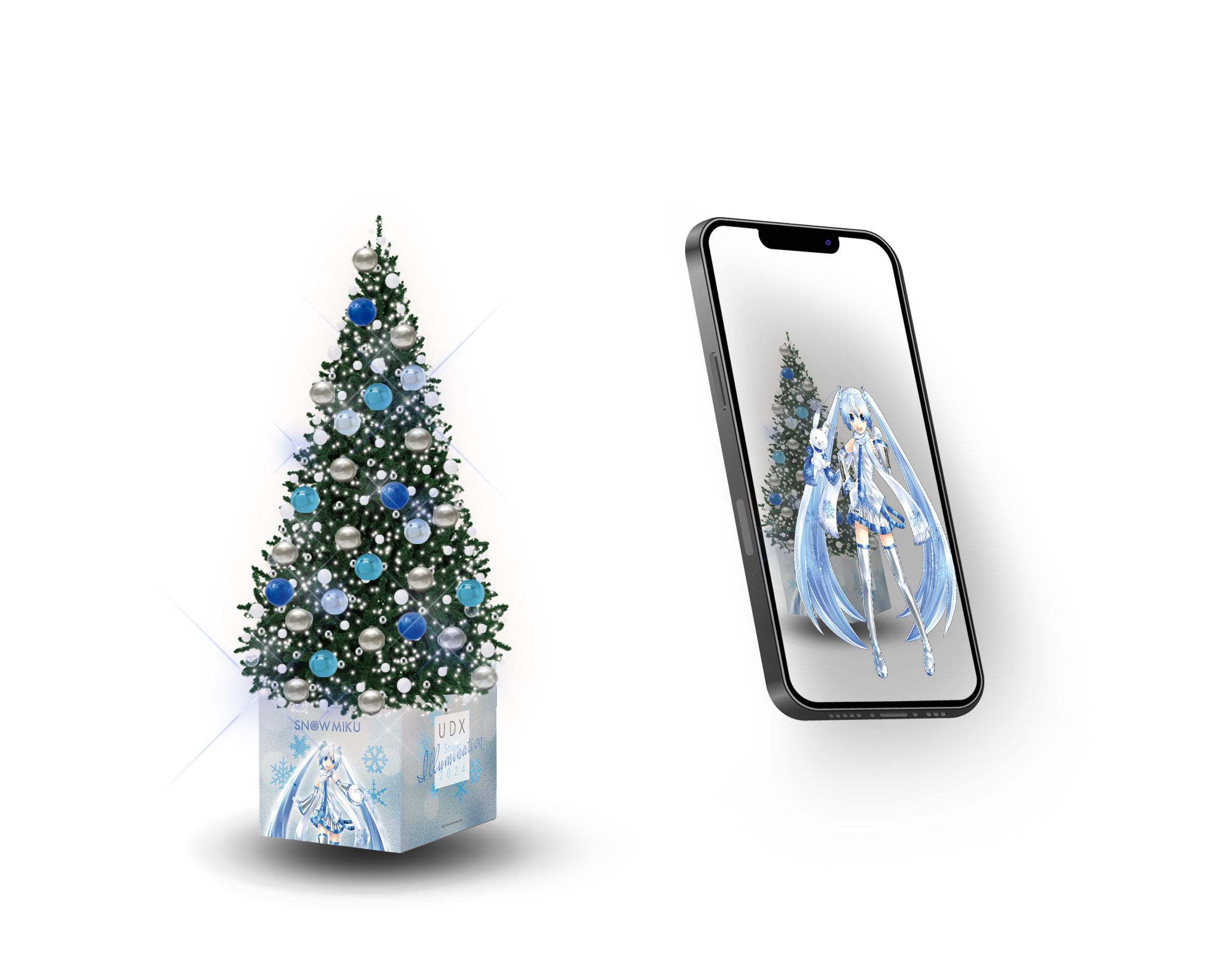 秋葉原UDX Snow Illumination 2024 – 秋葉原UDX