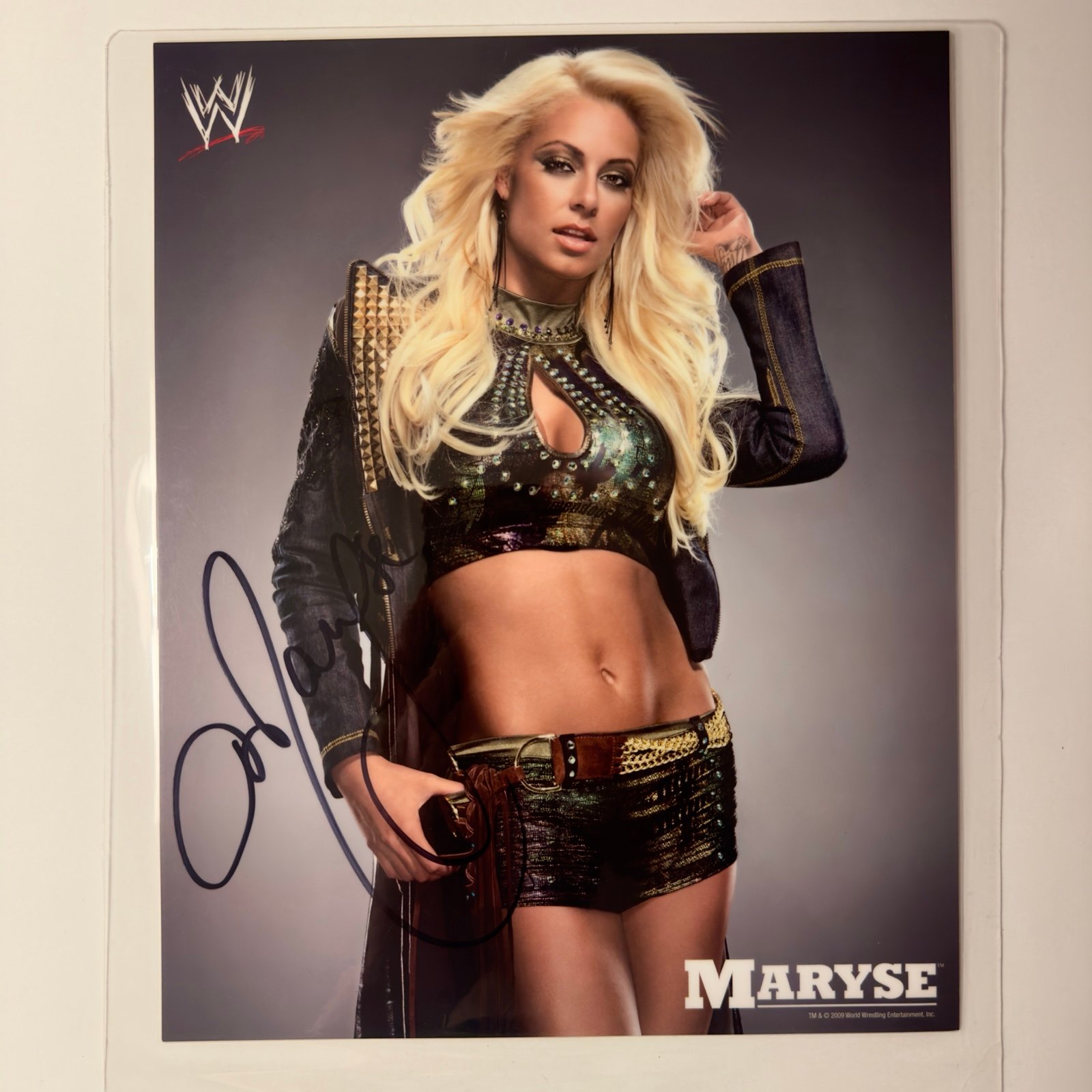 Maryse Ouellet Mizanin Signed Laminated 8x10 | Mercari