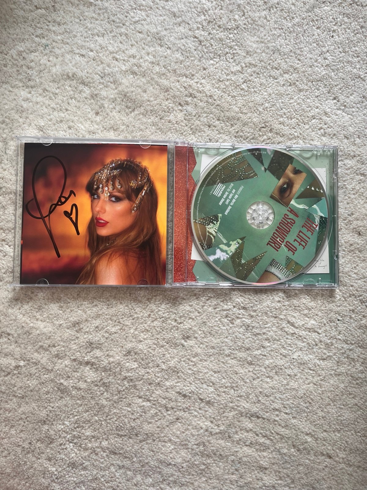 Taylor Swift - Life of a Showgirl - Signed CD | Mercari