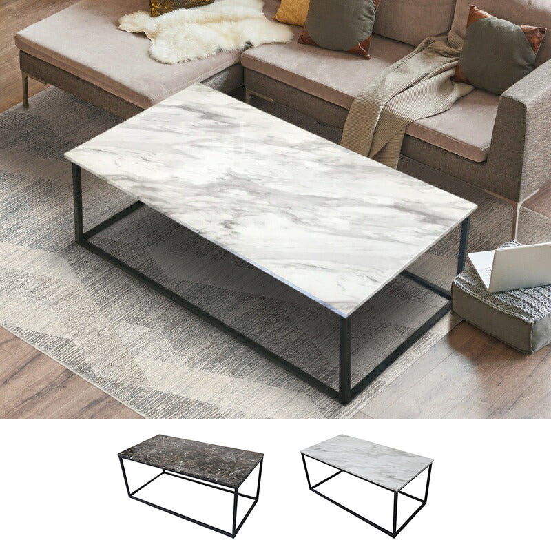 テーブル 応接 待合 大理石調 センターテーブル 長方形 1200×600mm T