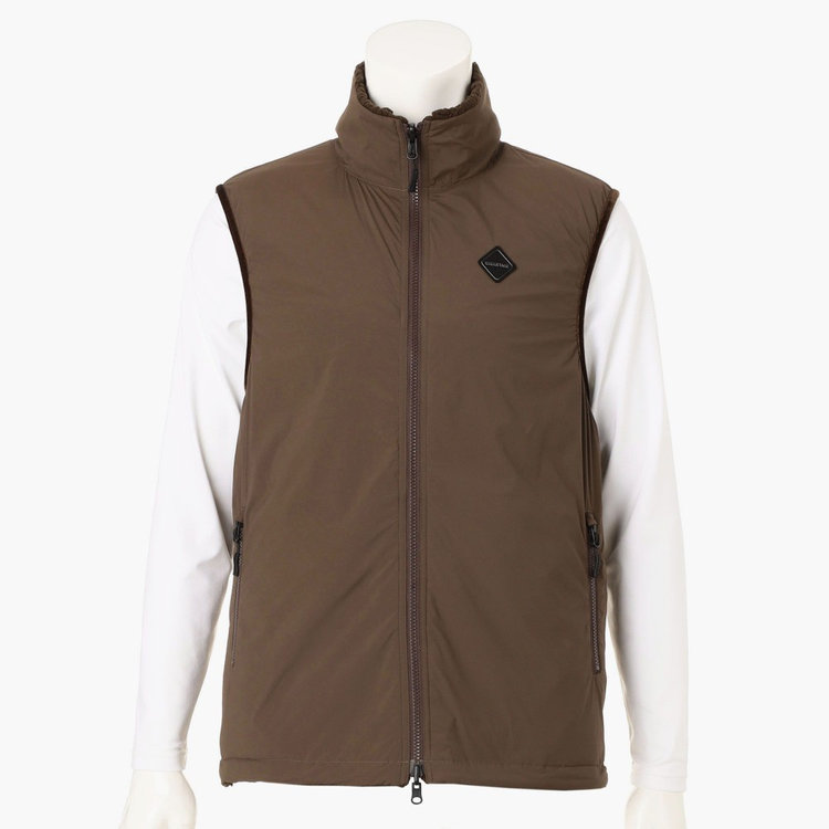 HOL MEN'S BOA QUILTED REVERSIBLE VEST（ホリデー メンズ ボア