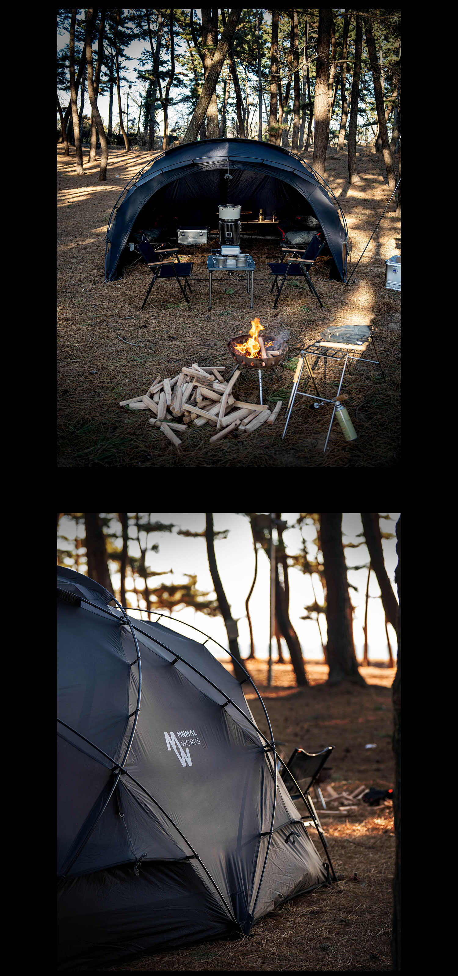 MINIMAL WORKS （ミニマルワークス） SHELTER G 2025(Dyneema) Black