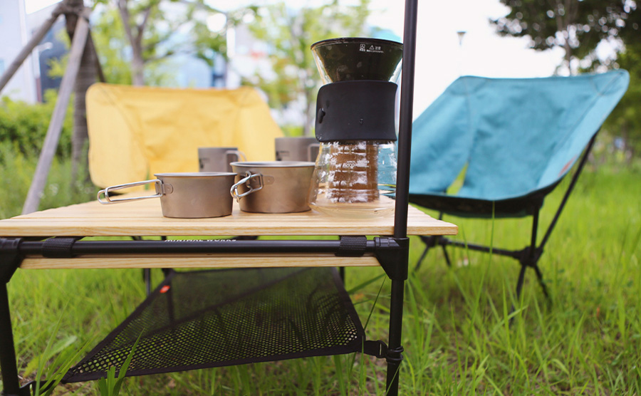 MINIMAL WORKS (ミニマルワークス)MOCHA ROLL TABLE LANTERN STAND