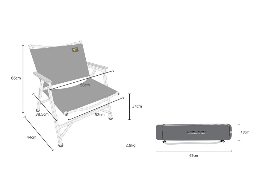 MINIMAL WORKS (ミニマルワークス) LIFE CHAIR B / ファニチャー