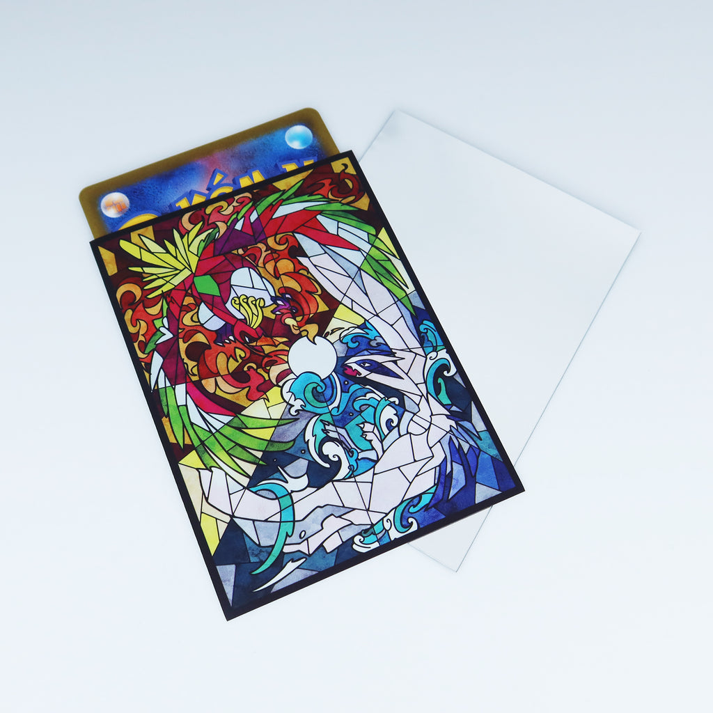 ホウオウ＆ルギア ステンドグラスアート スタンダードサイズカード
