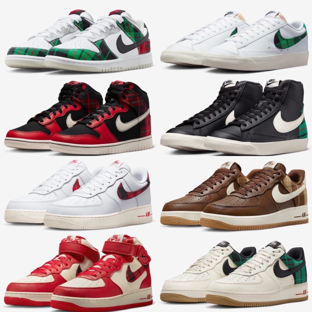 タータンチェックで仕上げた Nike “Plaid” Collectionの新作が国内2月