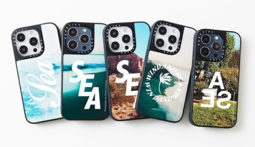 CASETiFY × WIND AND SEA 新作コラボコレクションが国内4月19日より